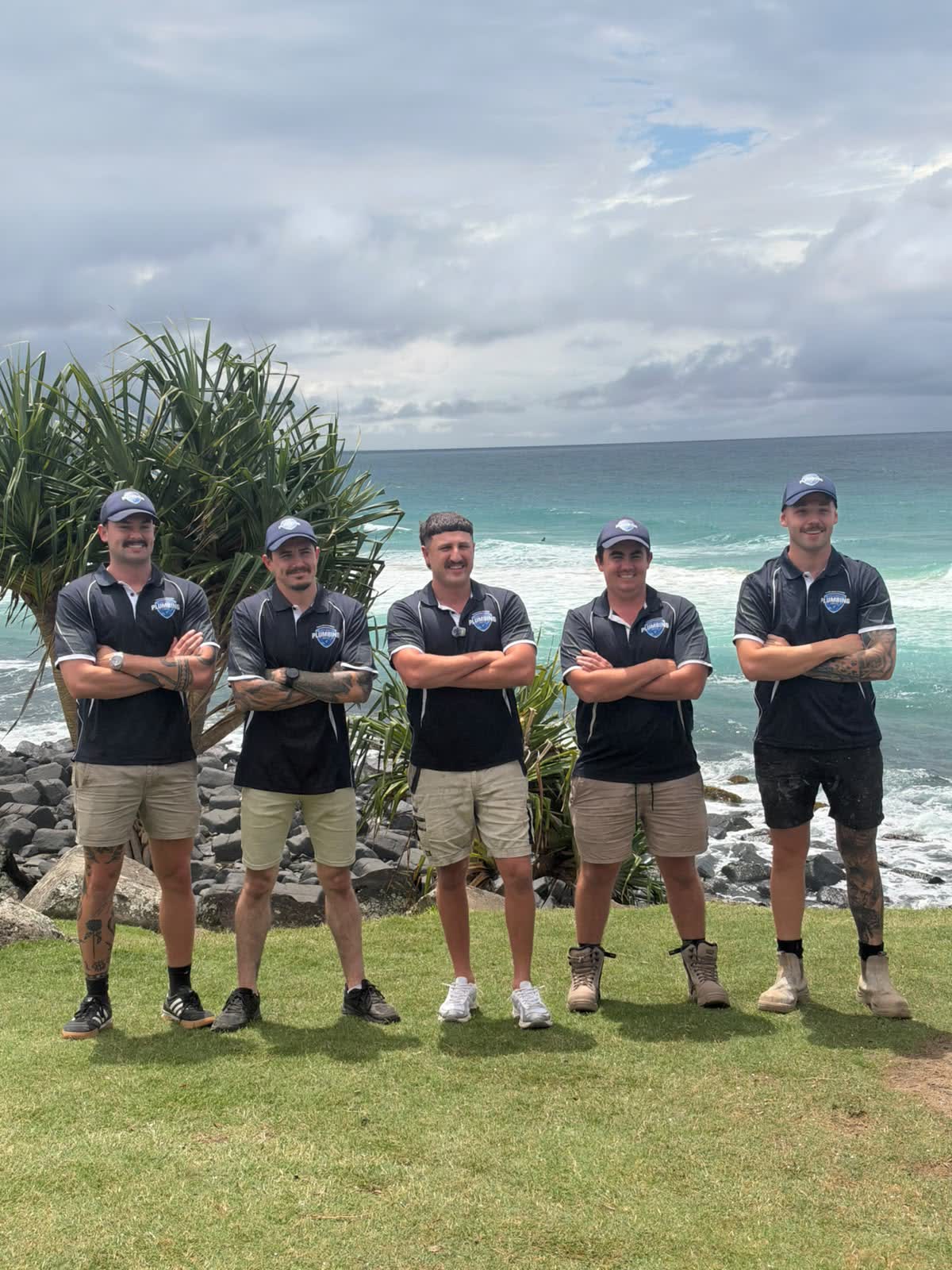 The Gold Coast Plumbing Company team on the coast